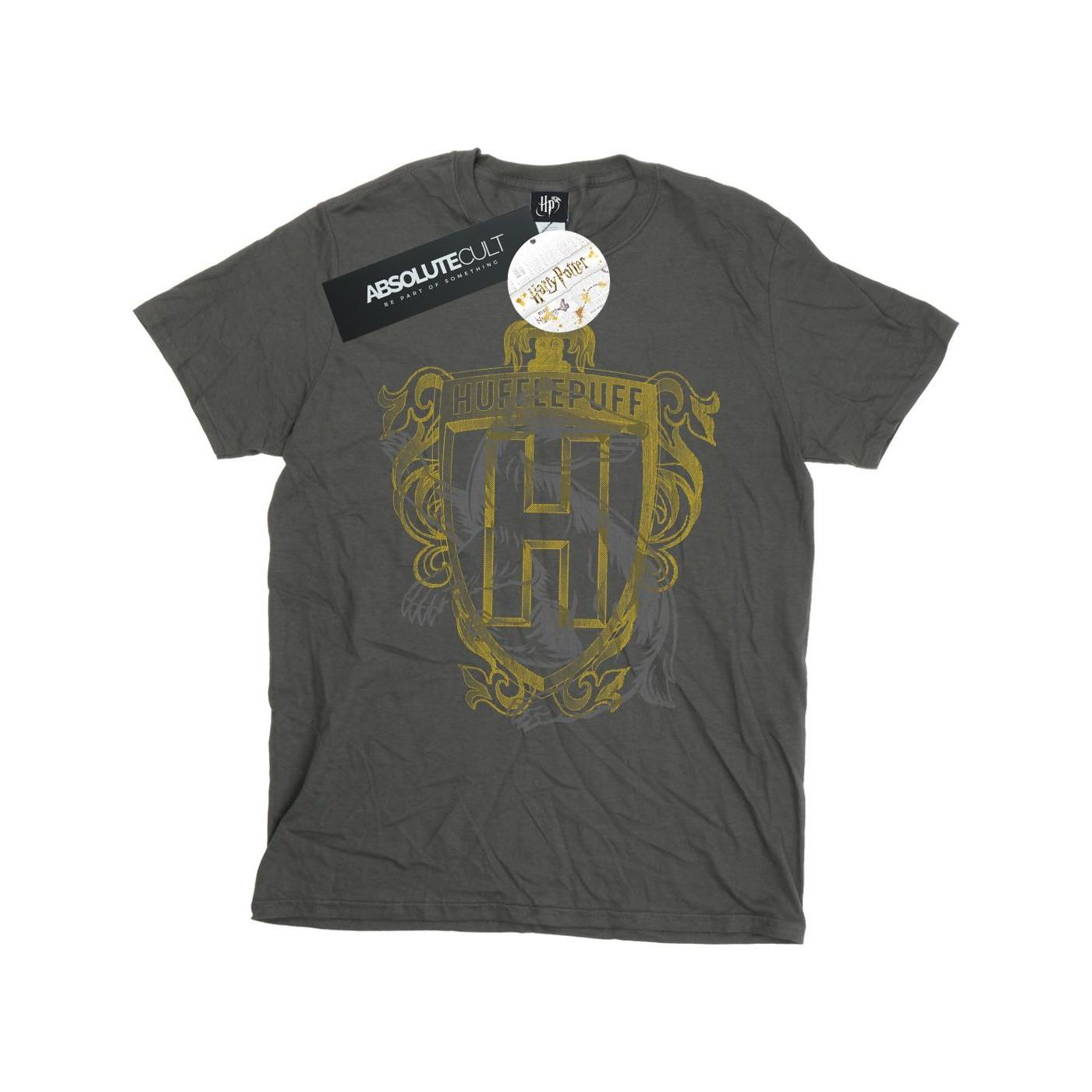 Harry Potter Hufflepuff Wappen Kurzarm T-Shirt