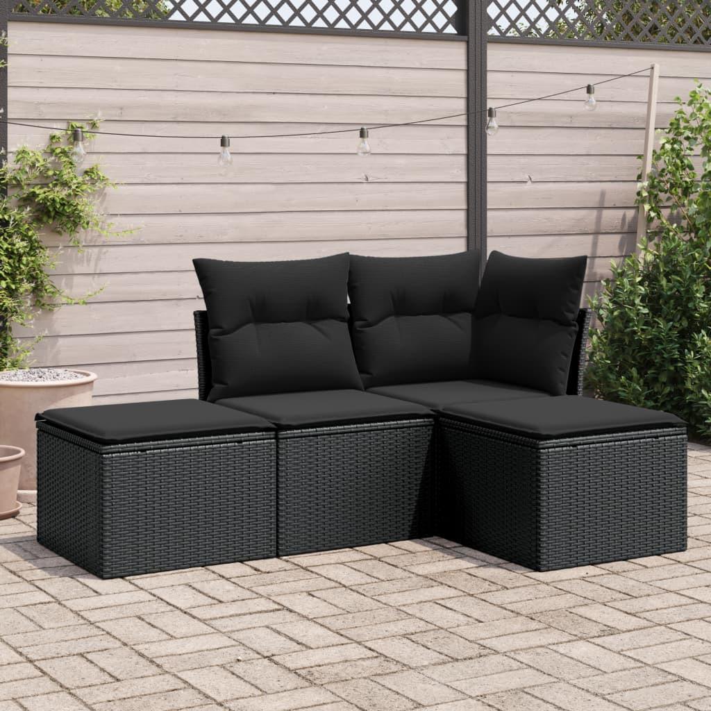 VidaXL Garten sofagarnitur poly-rattan