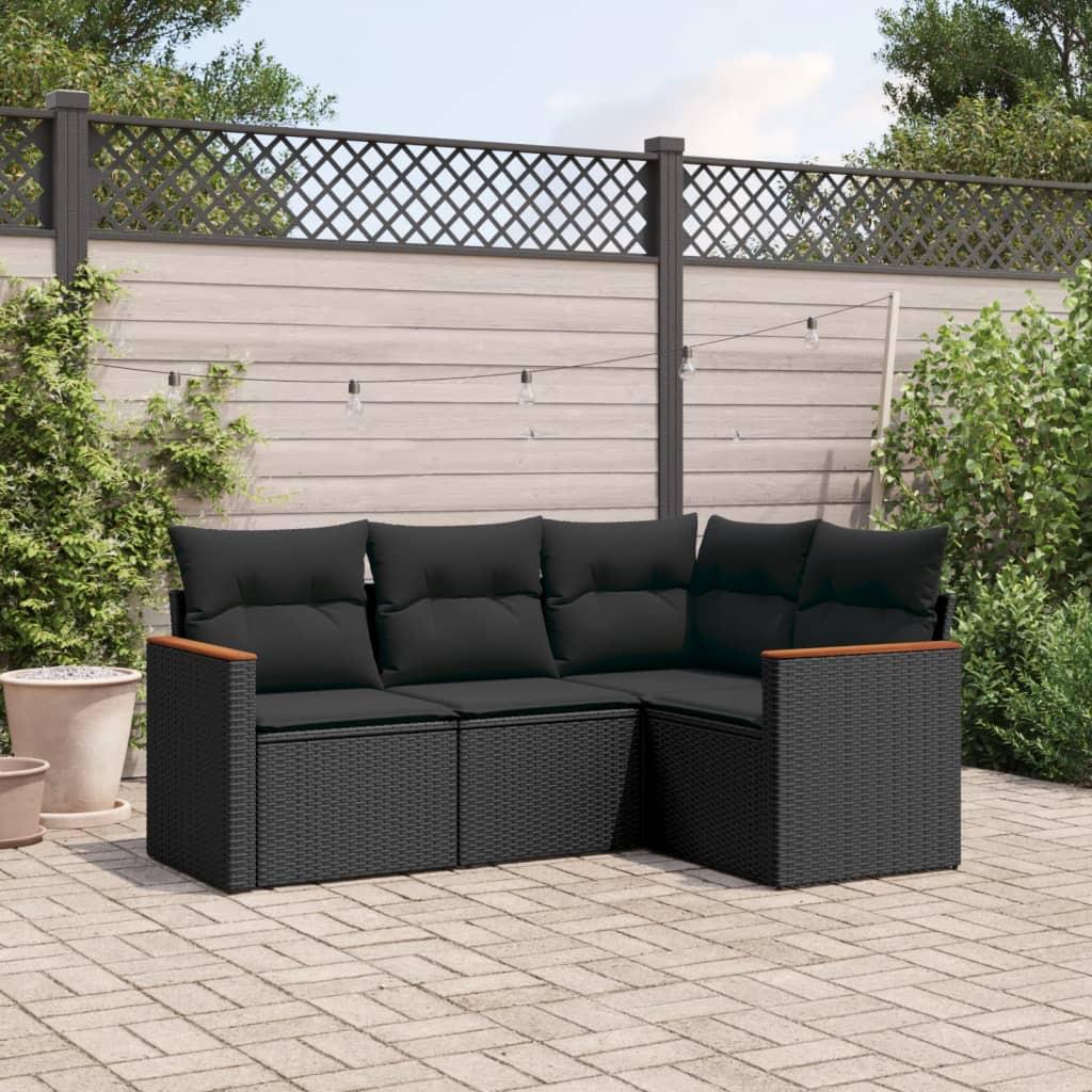 VidaXL Garten sofagarnitur poly-rattan