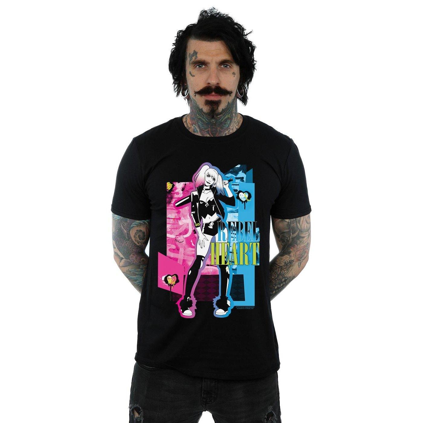 DC COMICS Rebel Heart Print T-Shirt
