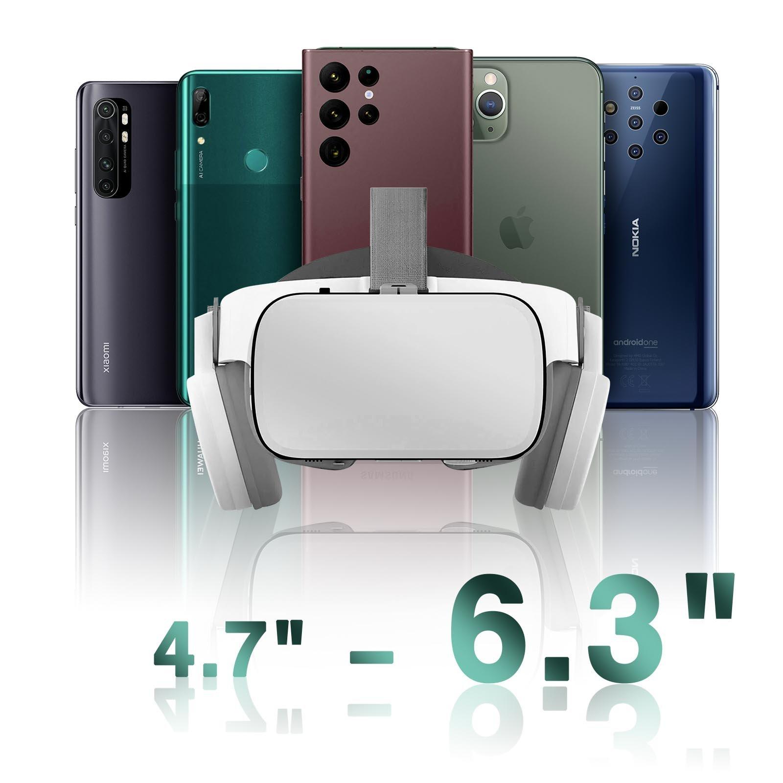 Avizar BOBOVR Z6 Bluetooth VR-Brille Weiß