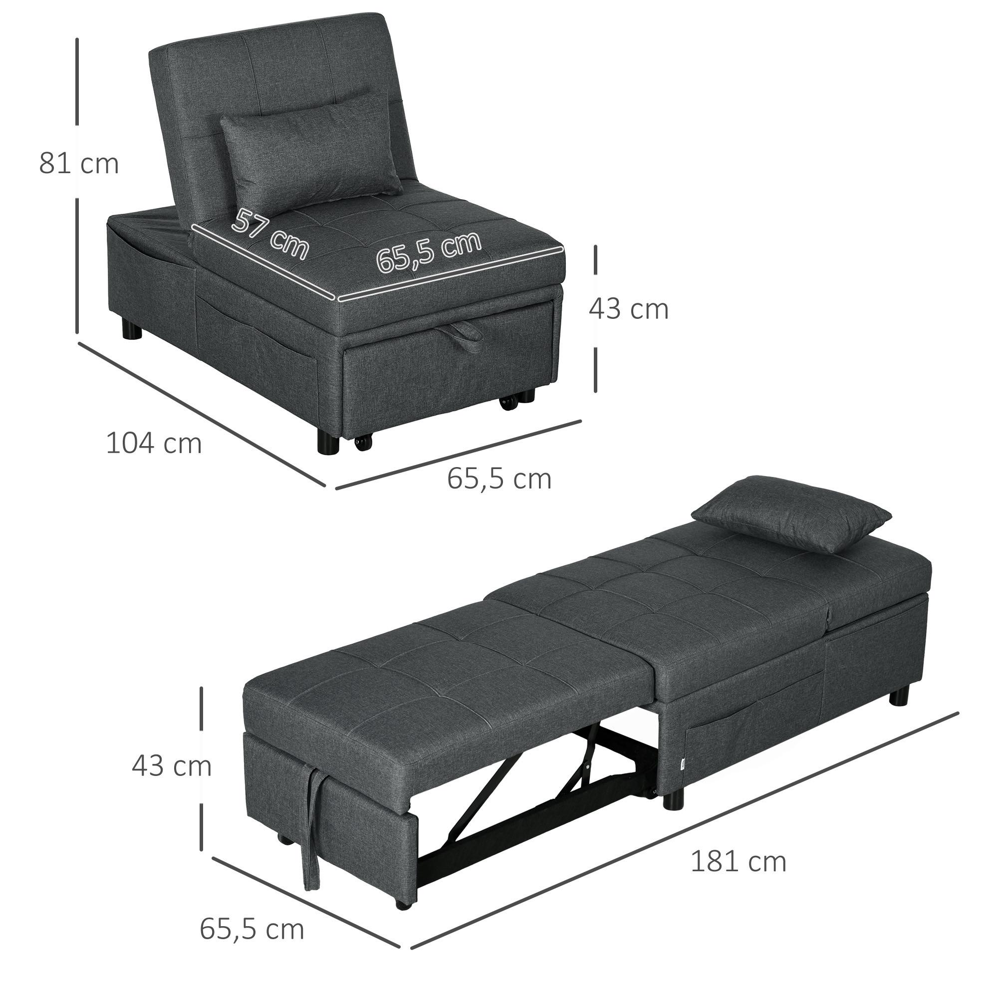 HOMCOM Schlafsessel