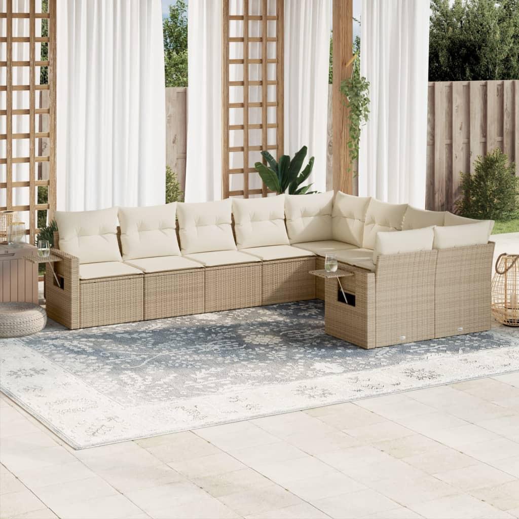 VidaXL Garten sofagarnitur poly-rattan