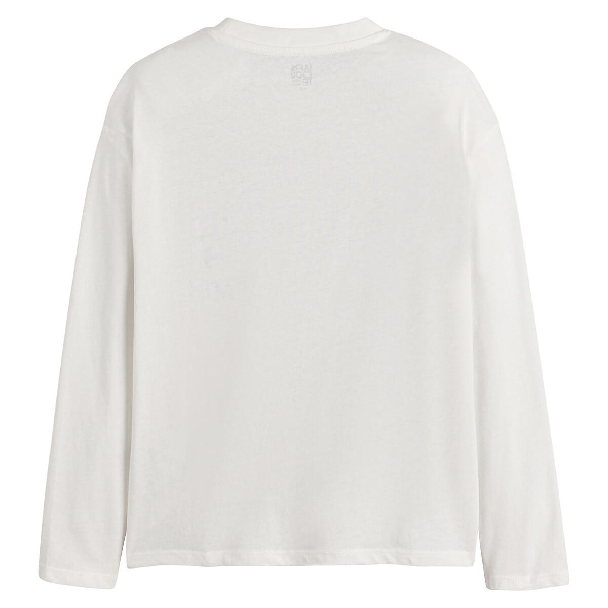 La Redoute Collections Shirt mit langen Ärmeln und Messageprint