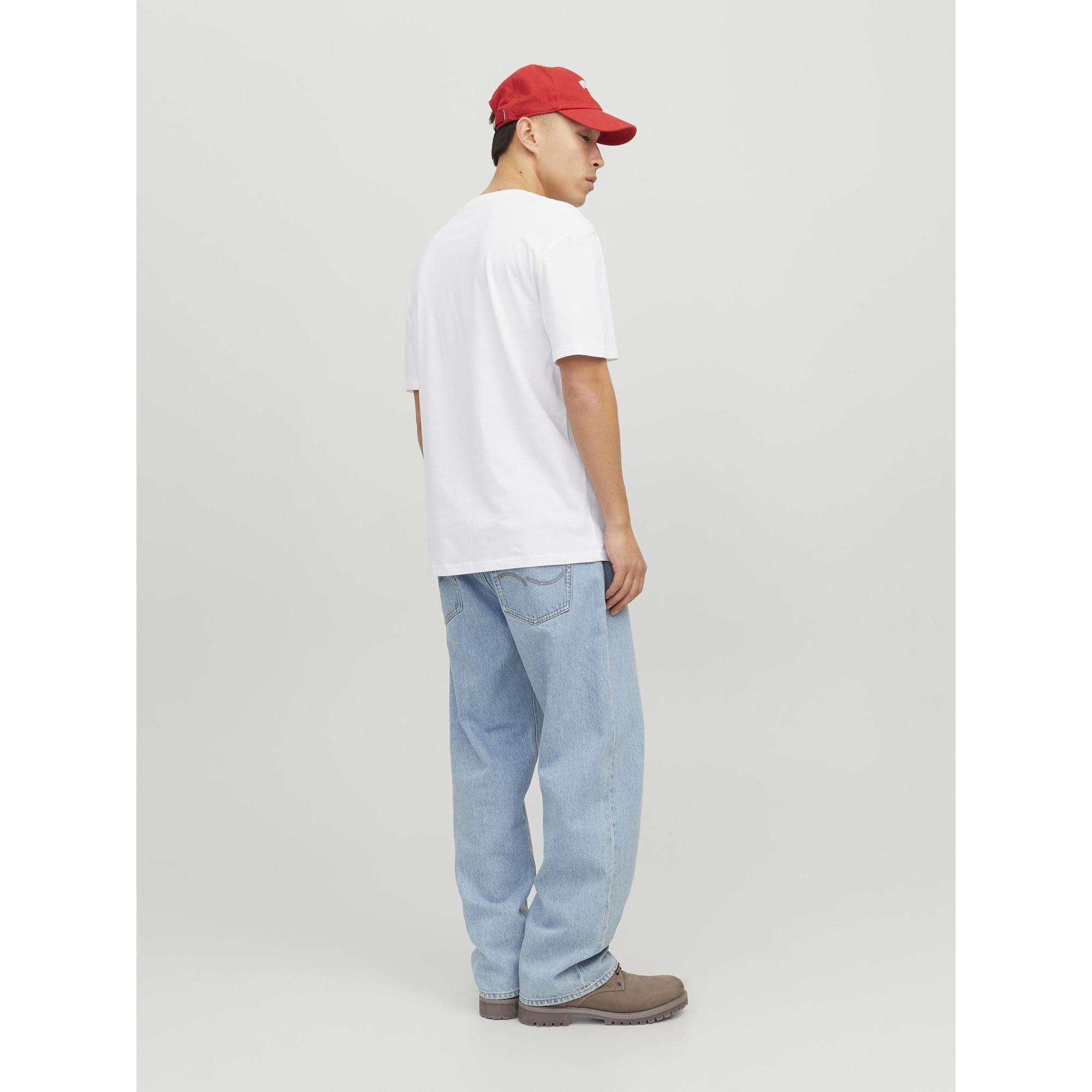 JACK & JONES JJE Star T-Shirt mit Pigmentprint