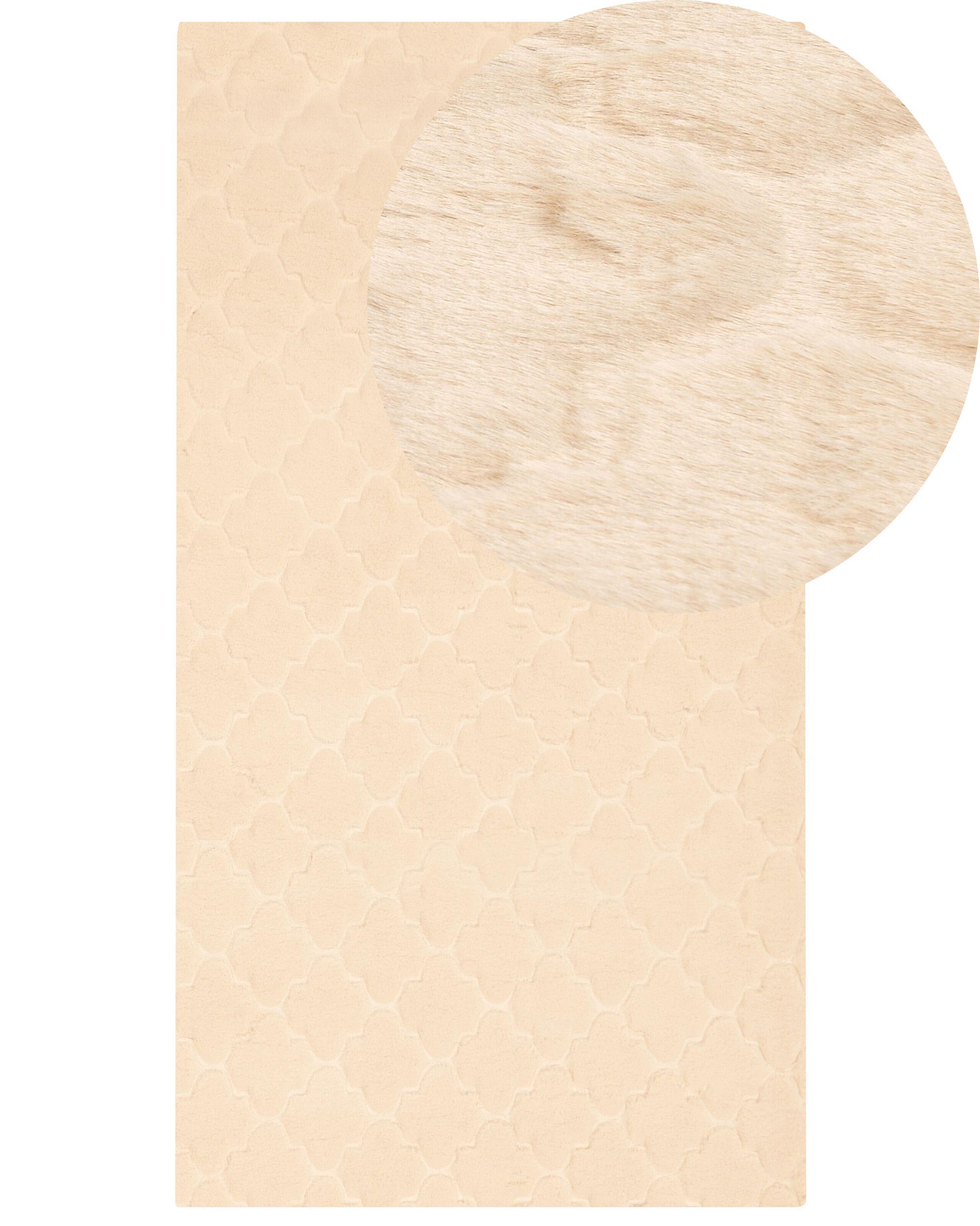 Beliani Kunstfellteppich aus Polyester Modern GHARO