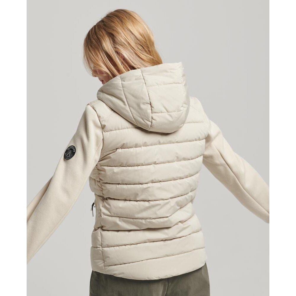 Superdry daunenjacke it kapuze, daen stor hybrid