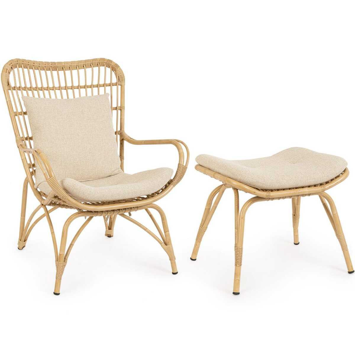 mutoni lifestyle Garten Lounge-Sessel Maela natur