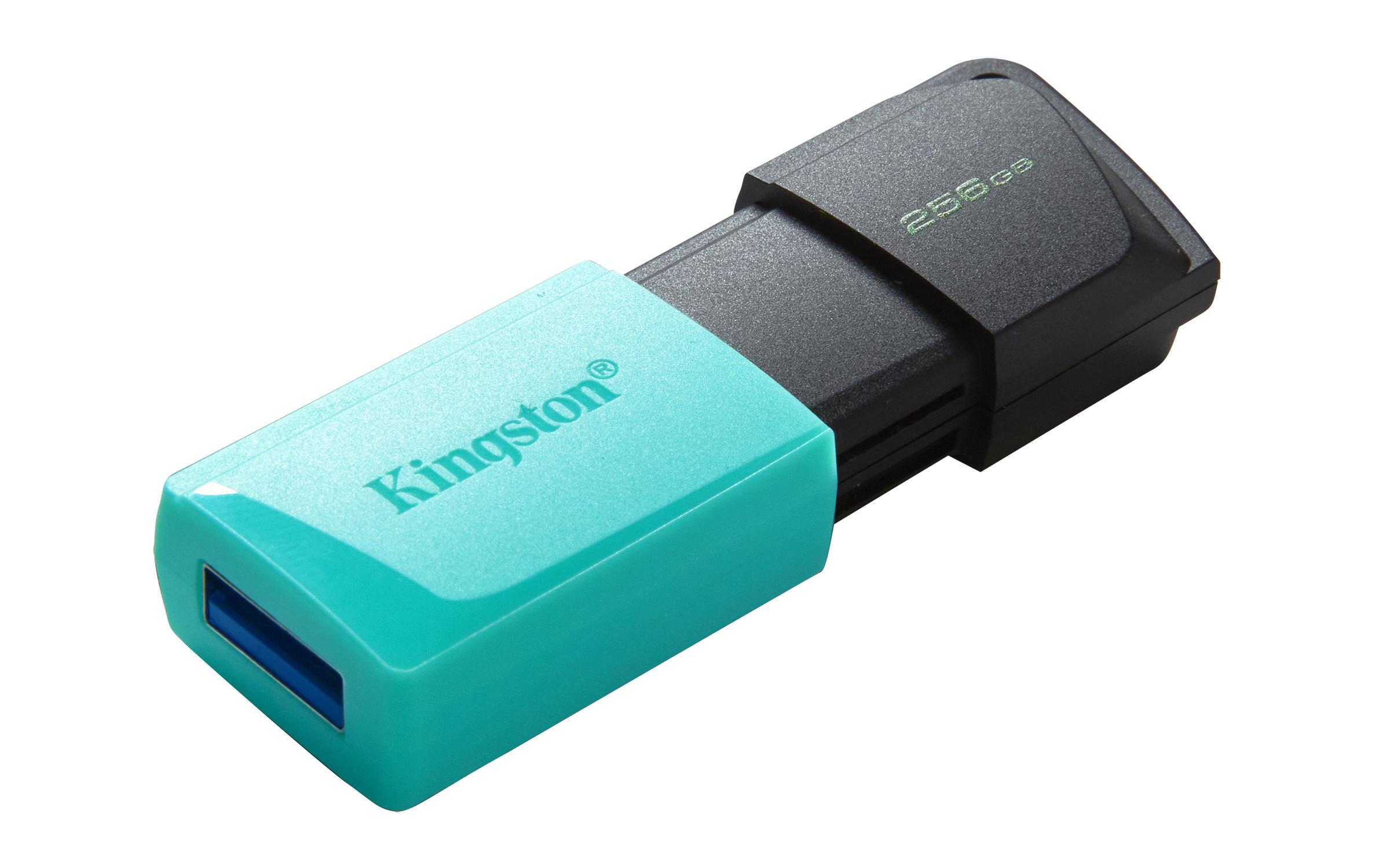 KINGSTON TECHNOLOGY Kingston Technology DataTraveler 256GB USB3.2 Gen1 Exodia M (Schwarz + Türkis)