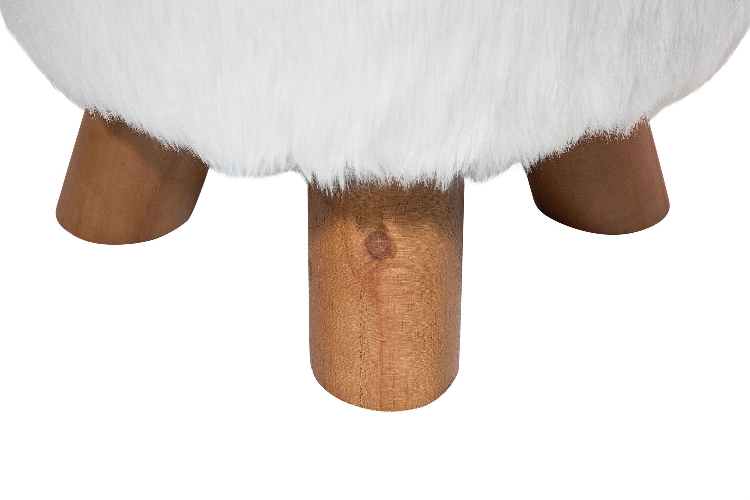 Beliani Hocker aus Polyester Klassisch IOWA