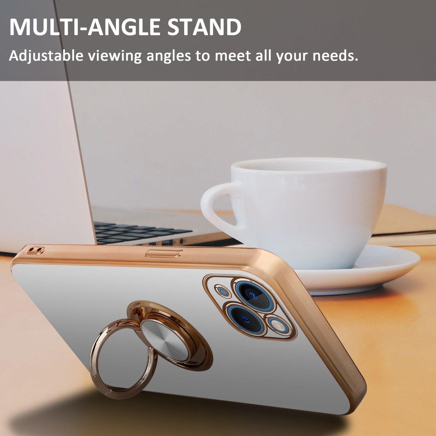 Cadorabo Hülle für Apple iPhone 14 mit Ring - Schutzhülle