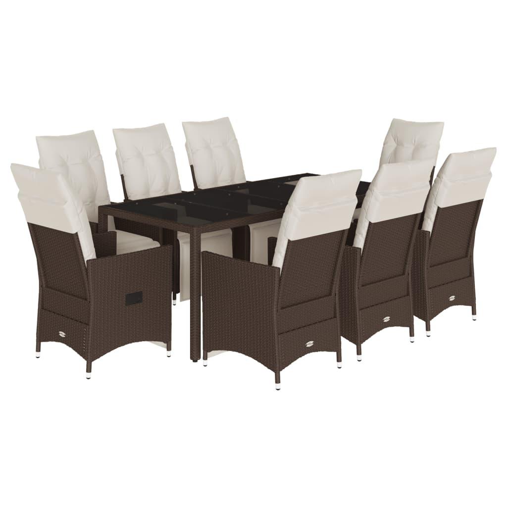 VidaXL Bistro set poly-rattan