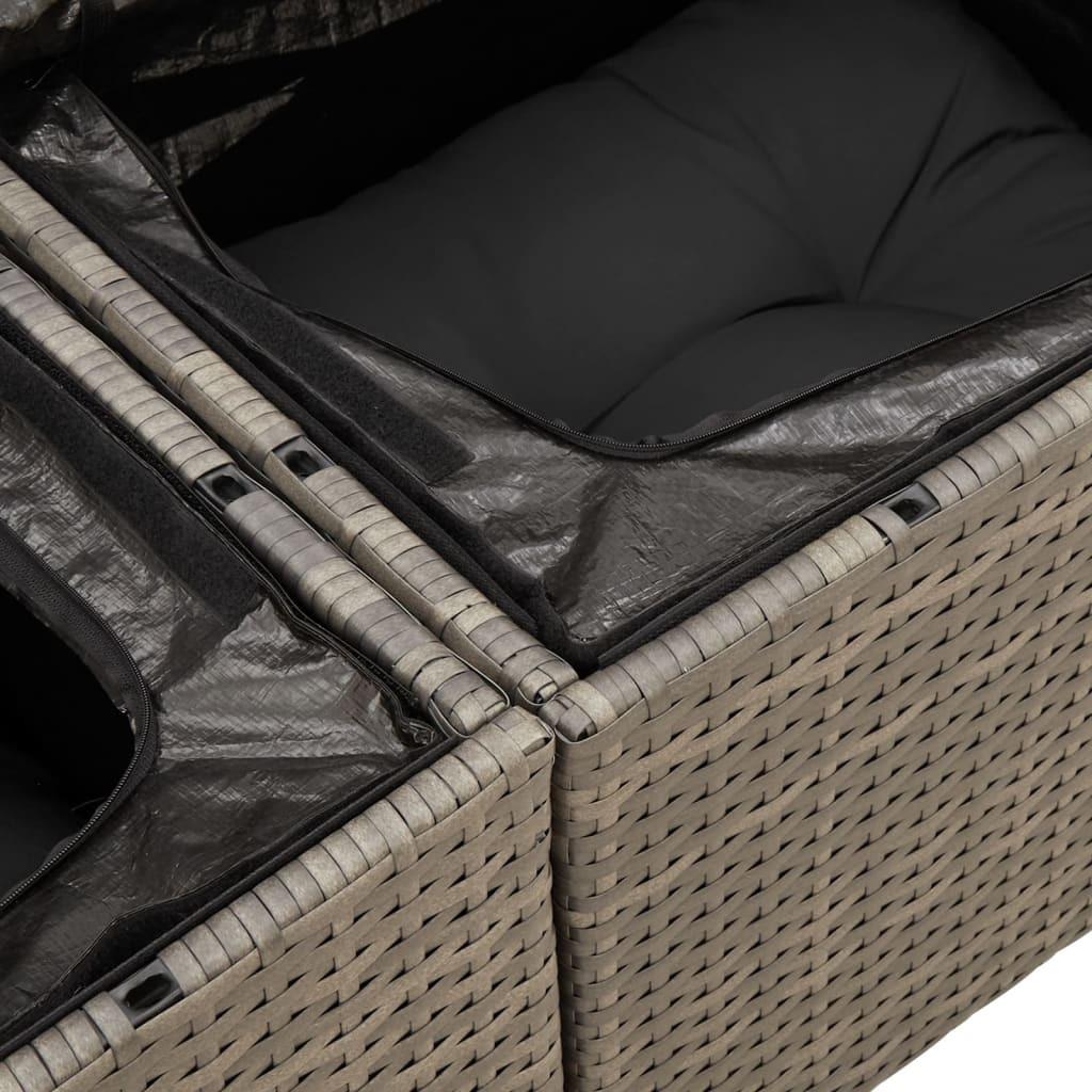 VidaXL Garten sofagarnitur poly-rattan