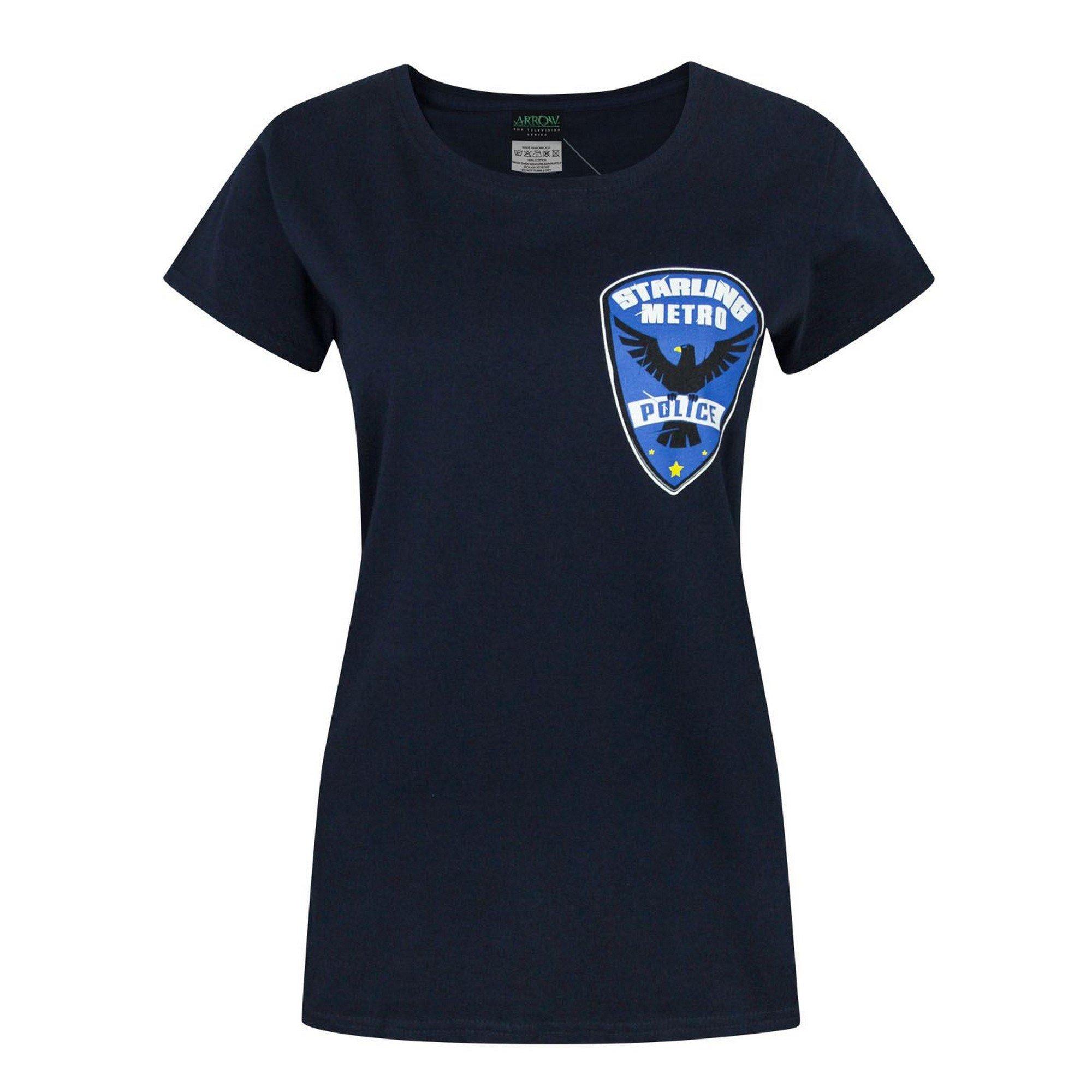 ARROW Starling City Metro Police Design T-Shirt