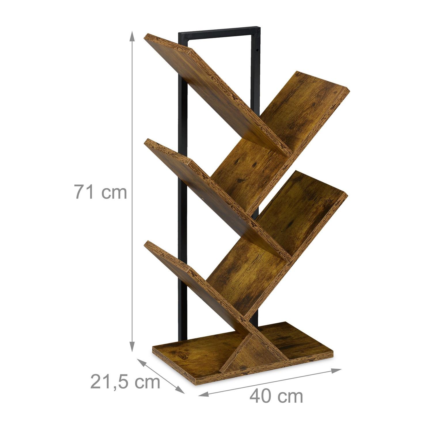 Northix Bücherregal 4 Fächer