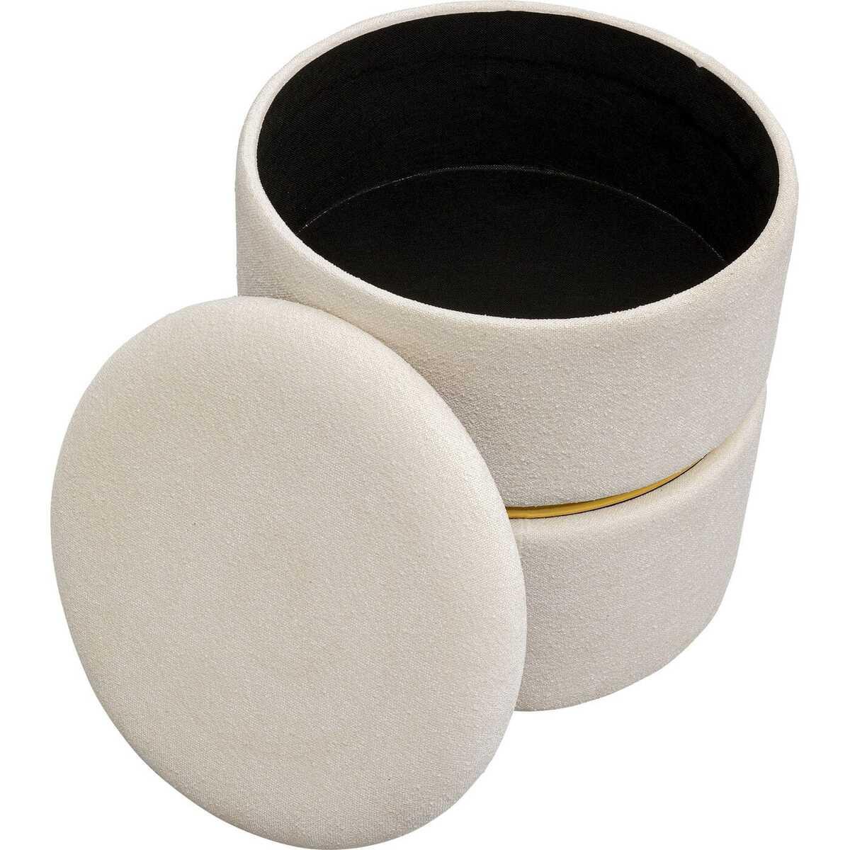 KARE Design Hocker Rumba Storage Swivel rund 40