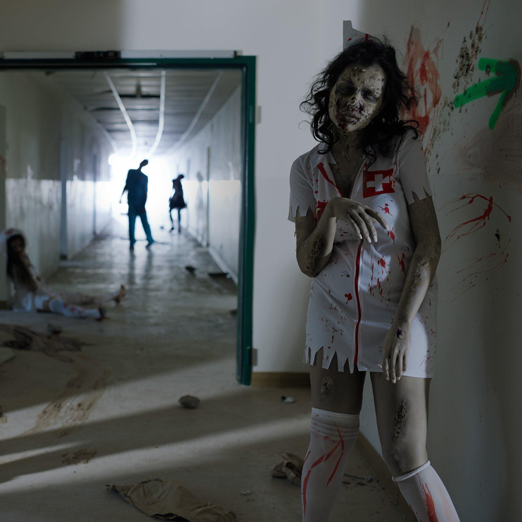 Tectake Frauenkostüm sexy Zombie Krankenschwester