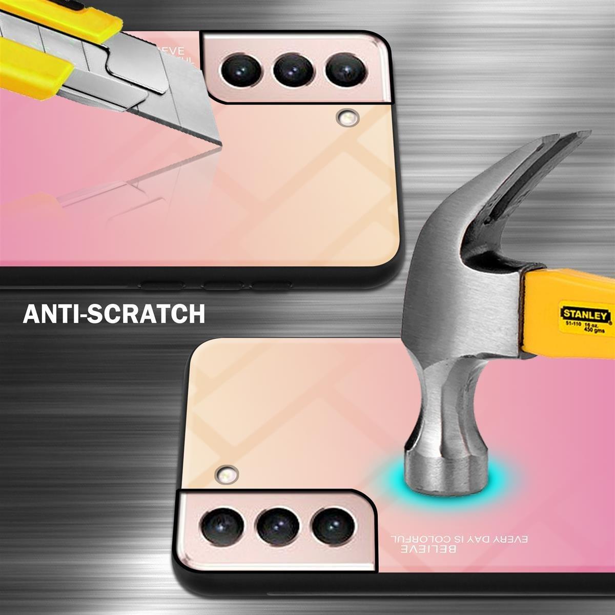 Cadorabo Hülle für Samsung Galaxy S21 5G Zweifarbig