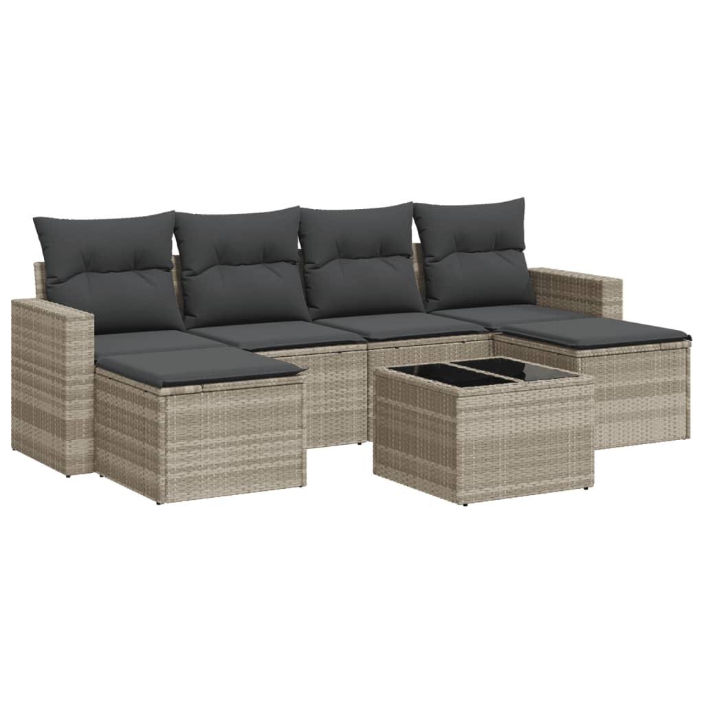 VidaXL Garten sofagarnitur poly-rattan