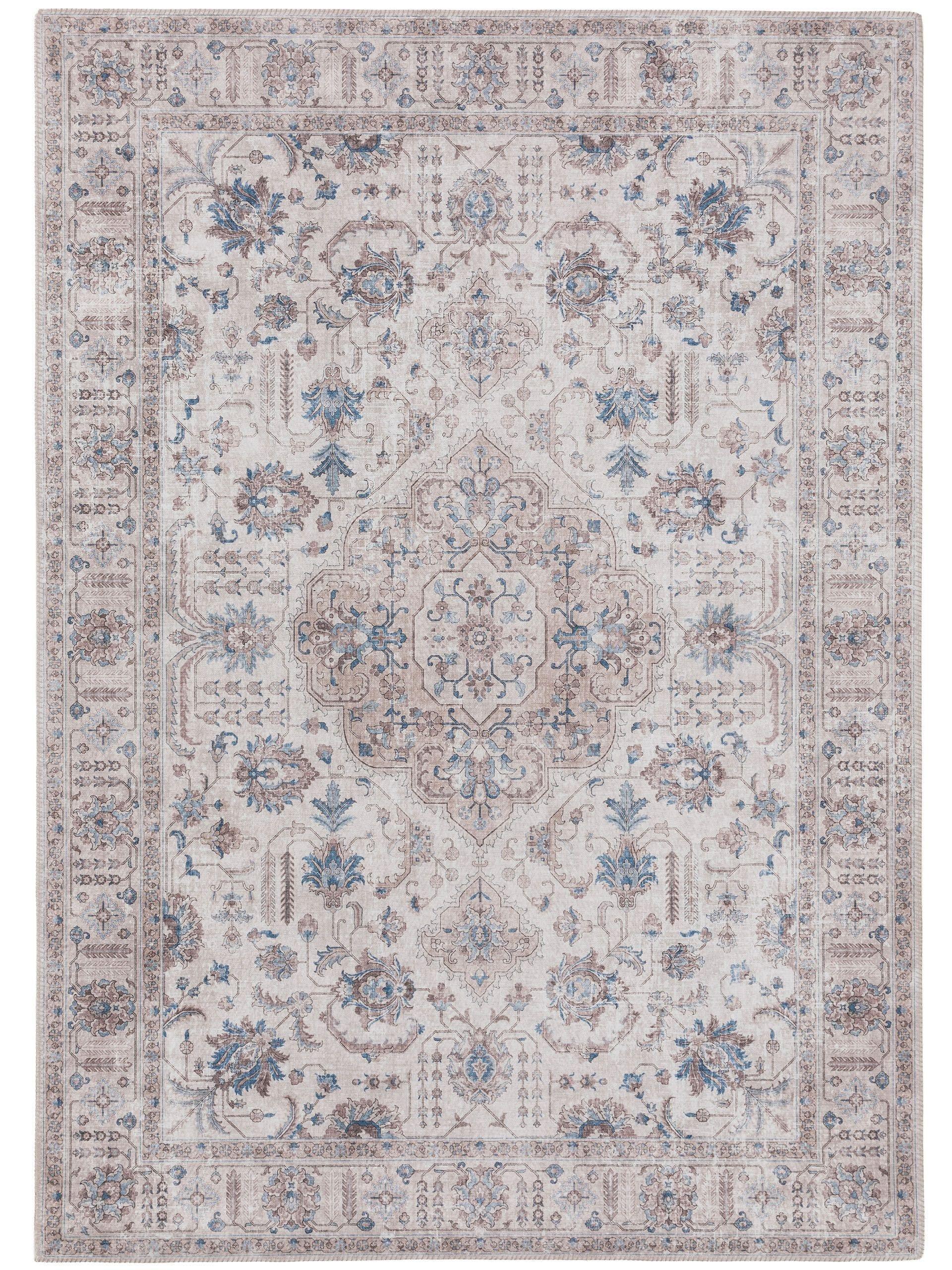 Benuta Teppich Laury Beige