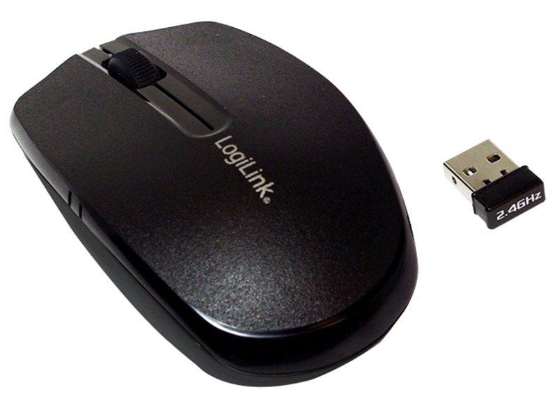 LogiLink ID0114 Maus Beidhändig RF Wireless Optisch 1200 DPI