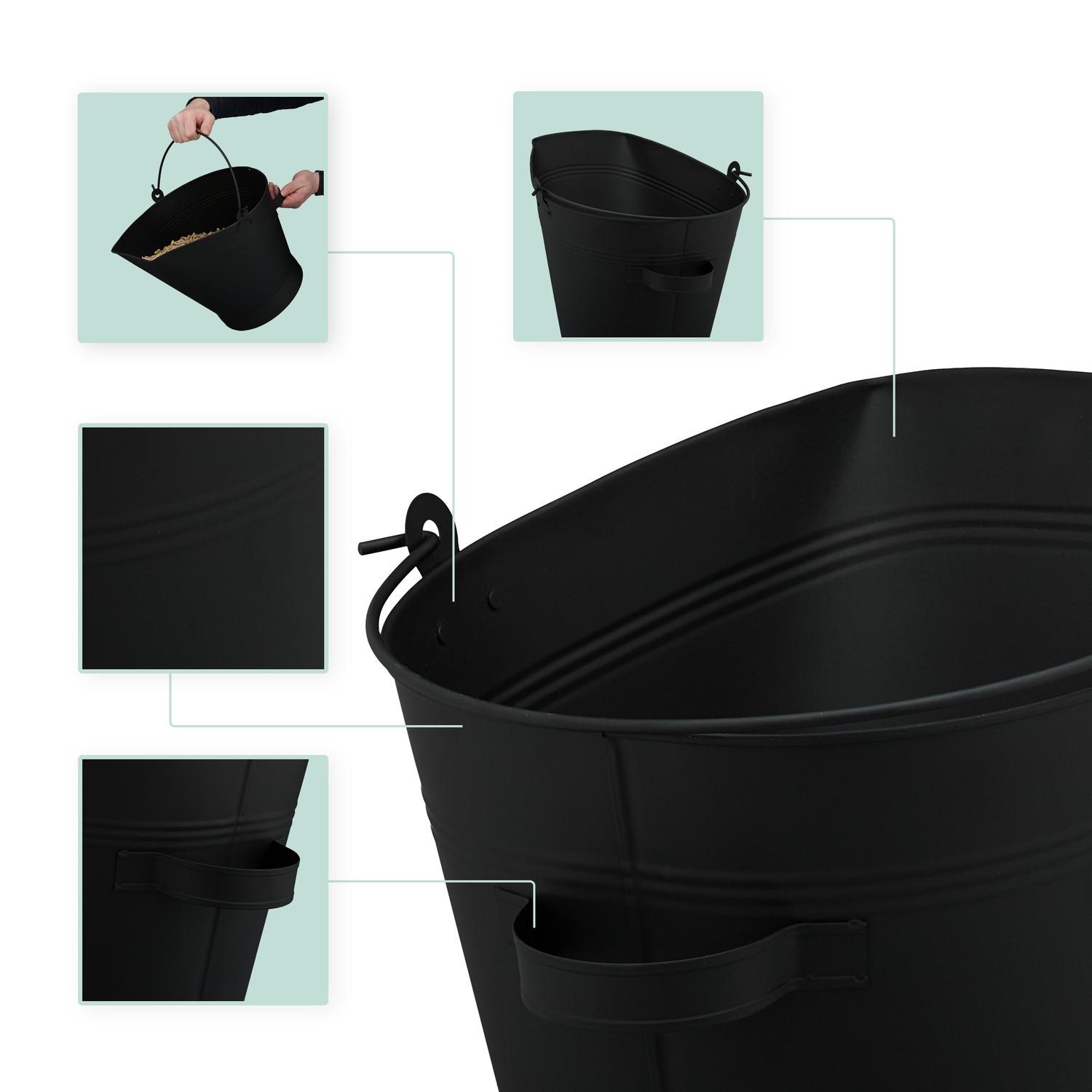 Northio Aschenbecher mit Schaufel 11 l