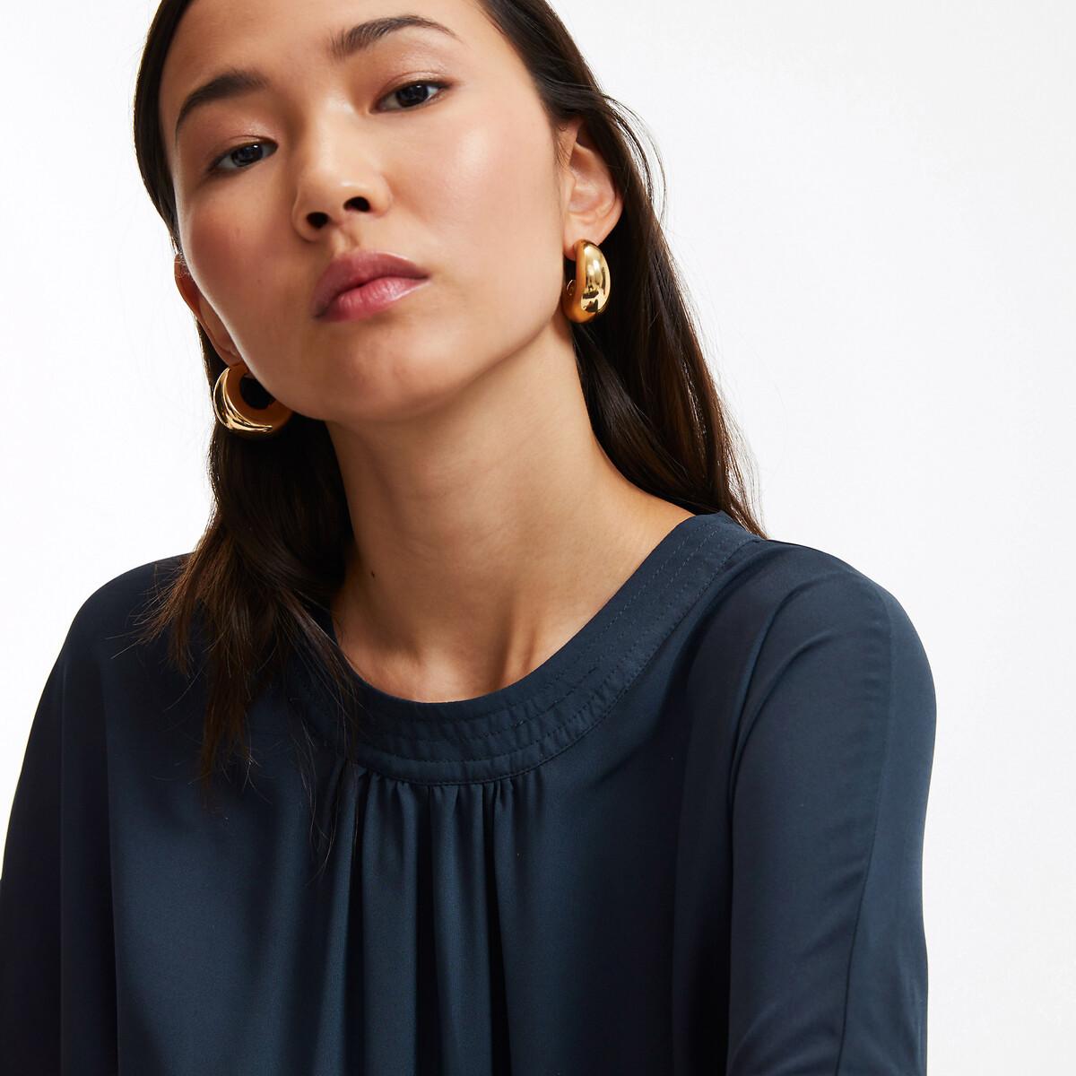 La Redoute Collections Ausgestelltes Maxikleid mit gesmokter Taille