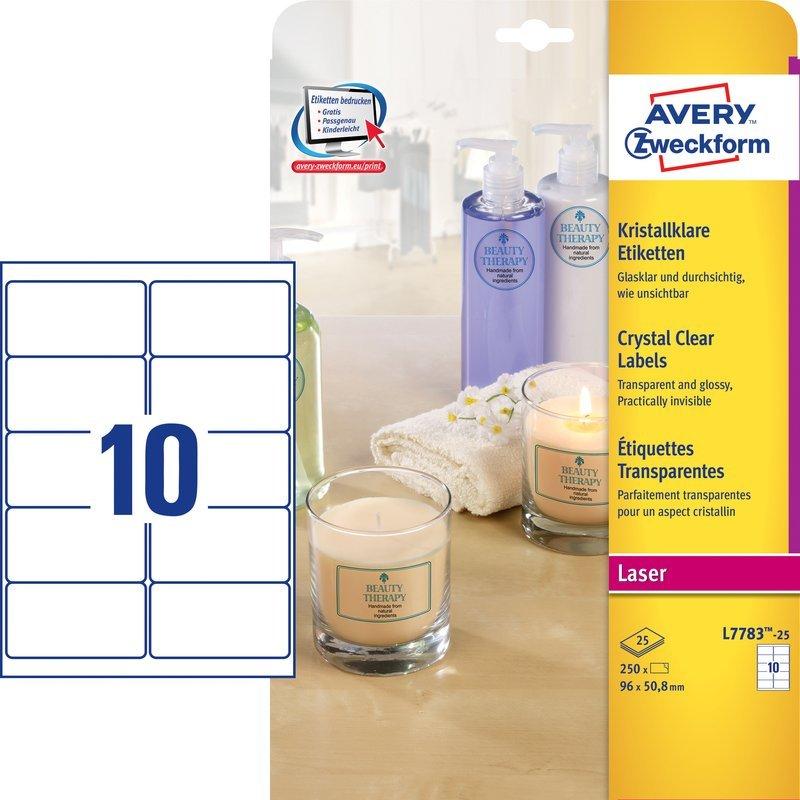 Avery-Zweckform AVERY ZWECKFORM Etiketten 96x50,8mm, 250 Stück