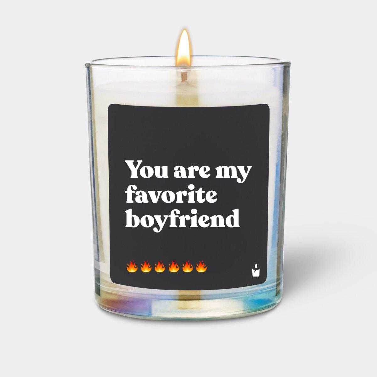 CandleHand Duftkerze Woody You are my favorite boyfriend