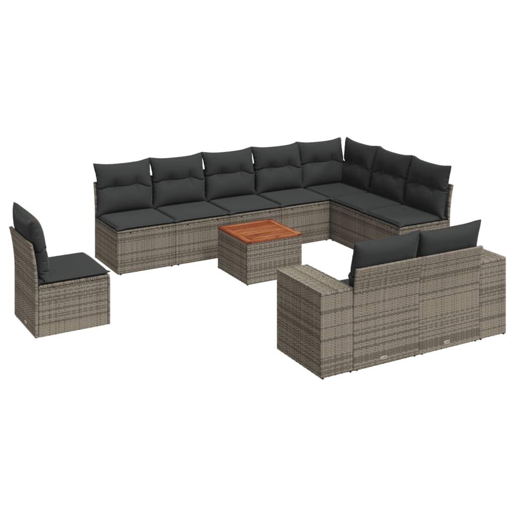 VidaXL Garten sofagarnitur poly-rattan