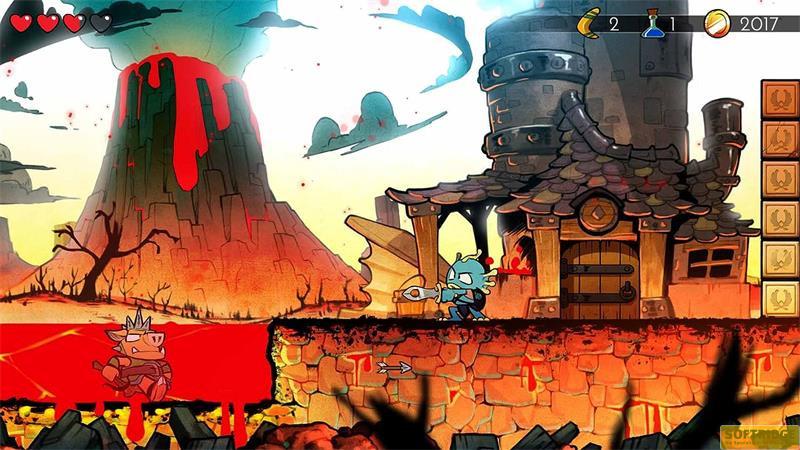 Head-Up Wonder Boy - The Dragon's Trap