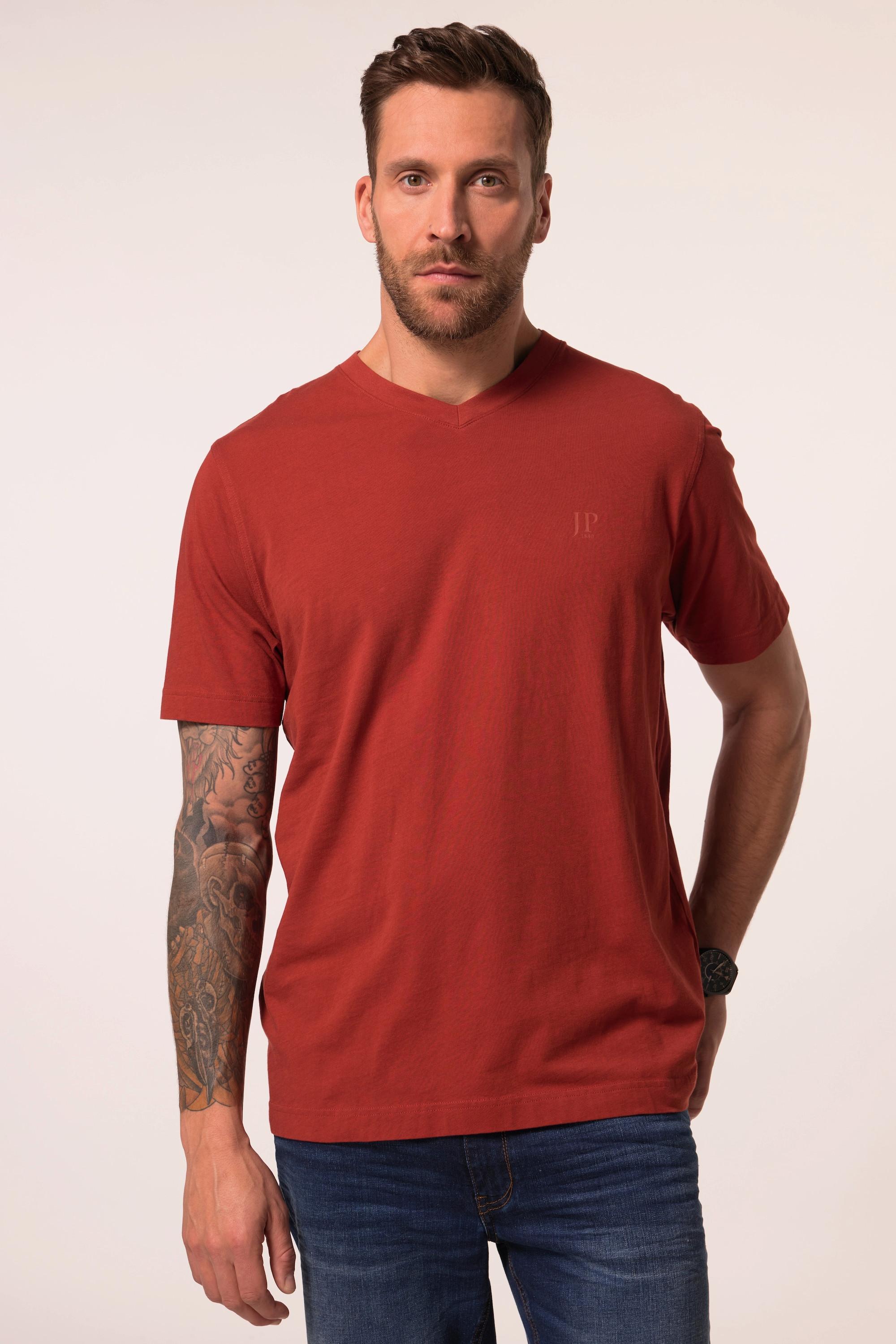 JP1880 Basic V-Ausschnitt Halbarm T-Shirts 2er-Pack