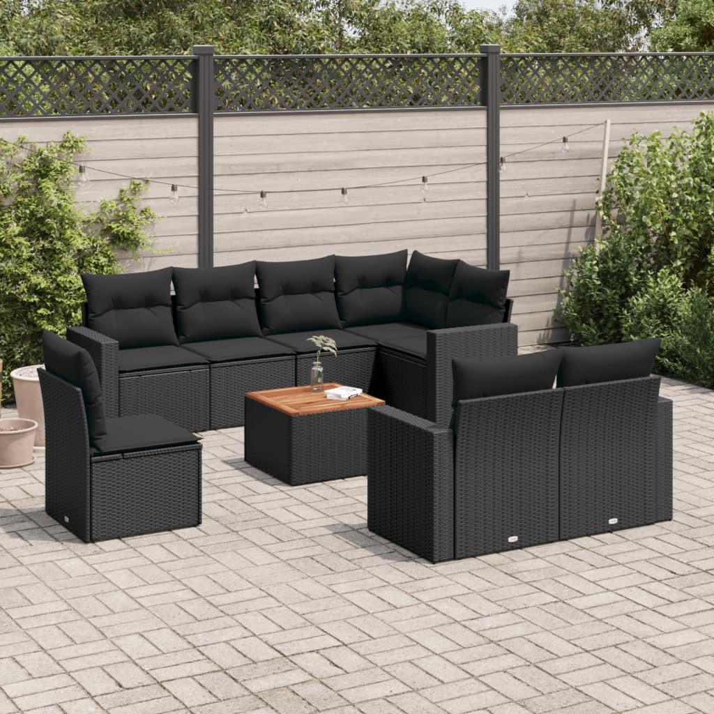 VidaXL Garten sofagarnitur poly-rattan