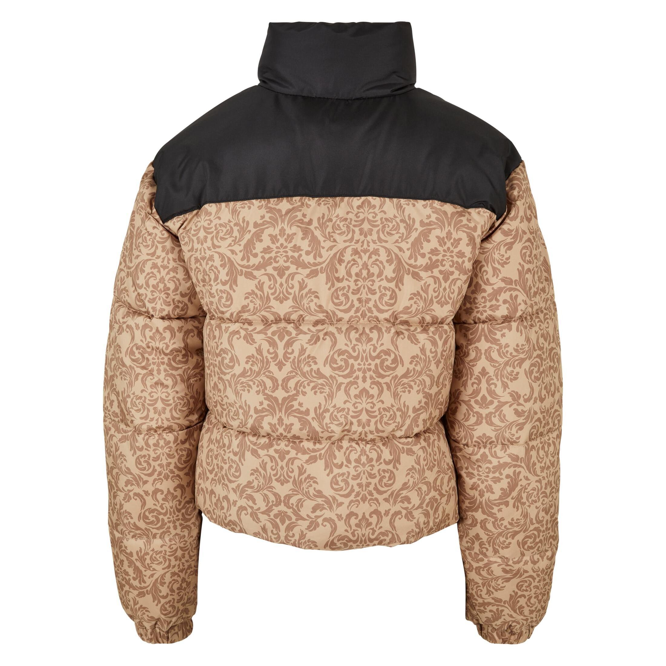 URBAN CLASSICS retro-daunenjacke damen aop retro