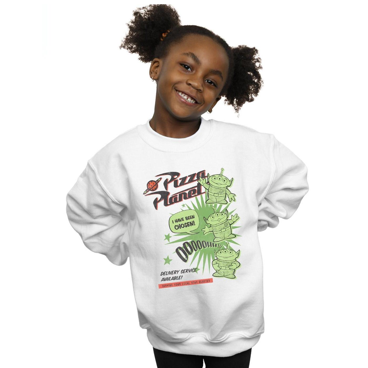 Disney Toy Story 4 Pizza Planet Little Green Men Sweatshirt