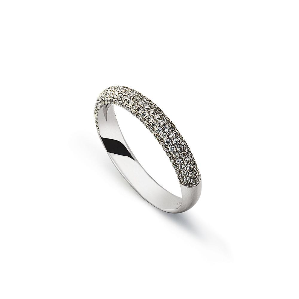 MUAU Schmuck Ring Weissgold 750 Brillanten 0.69ct.