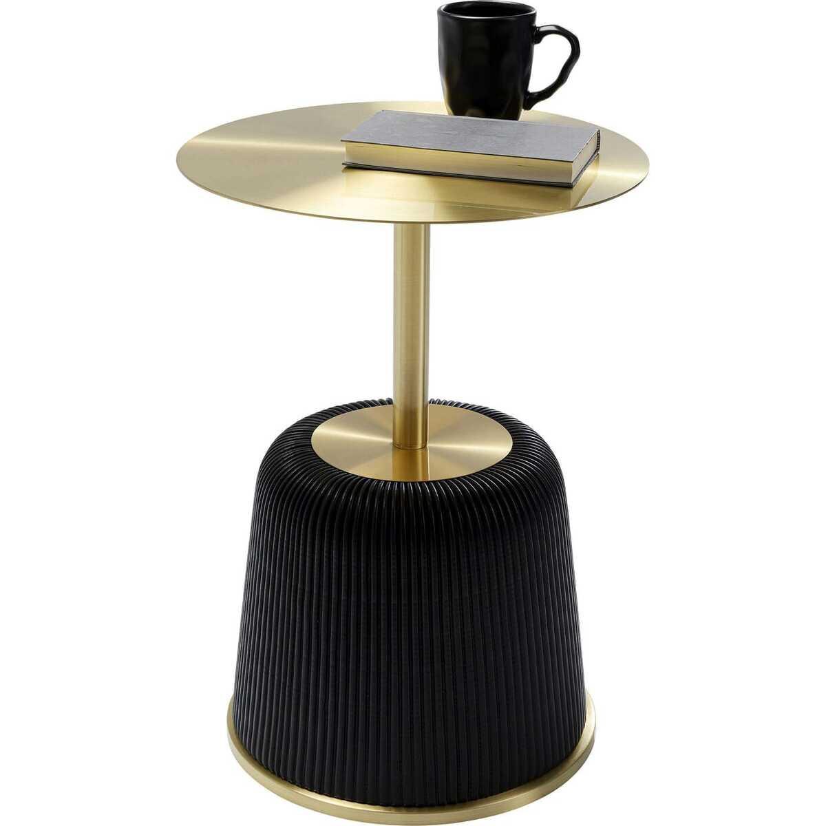 KARE Design Beistelltisch Endless Vegas Schwarz rund 40