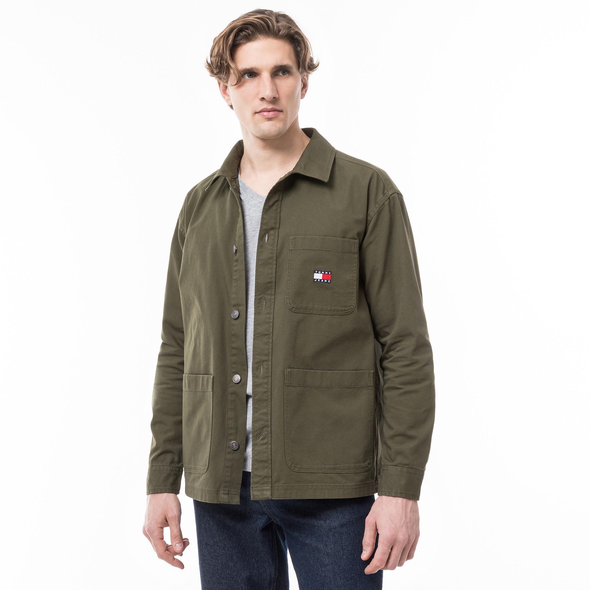 TOMMY JEANS Overshirt Regular Fit Kentkragen