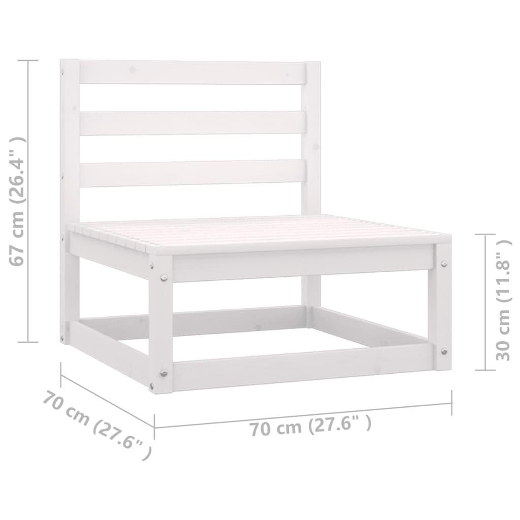 VidaXL Mittelsofa kiefernholz