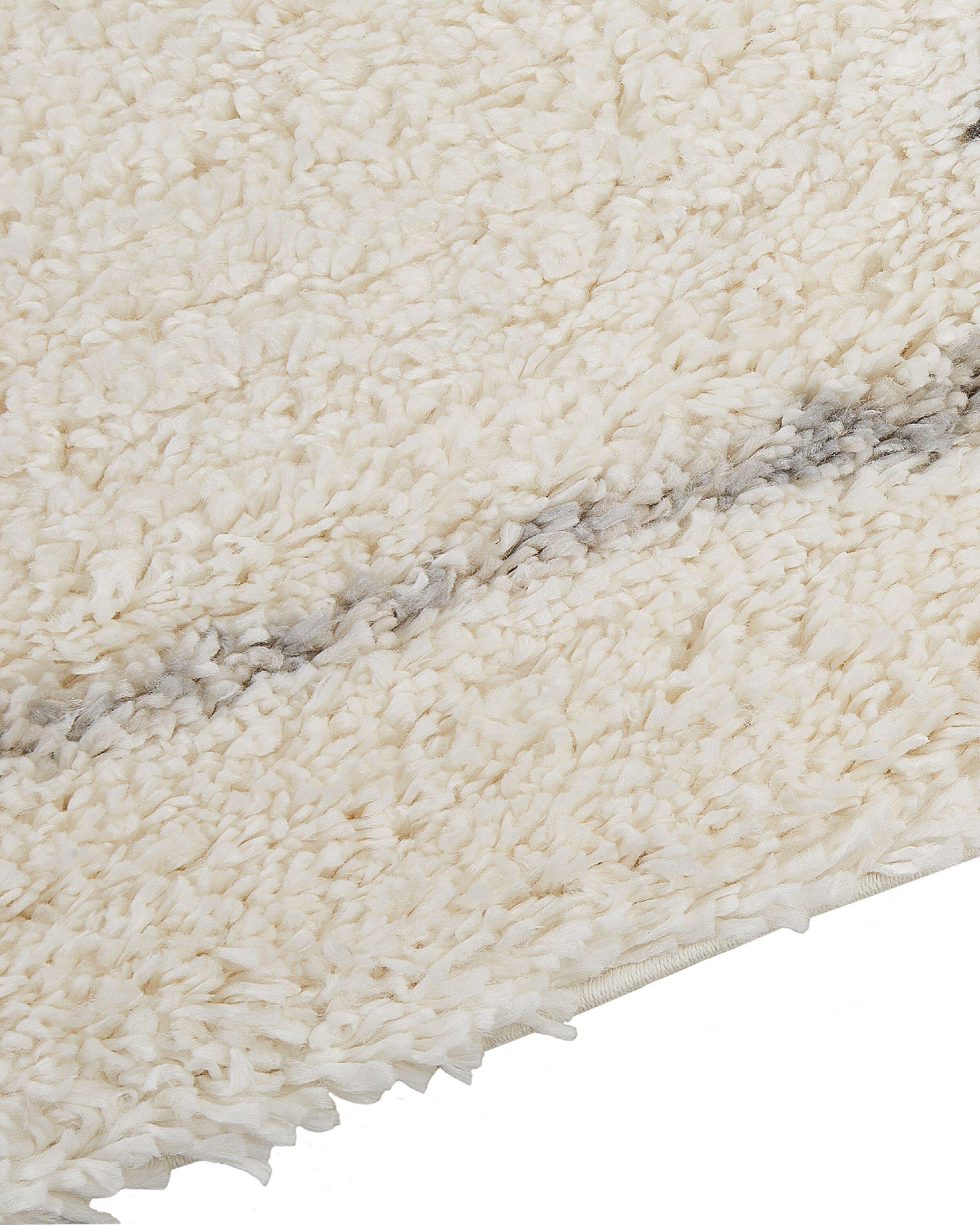 Beliani Zottelteppich aus Polypropylen Boho SEVAN