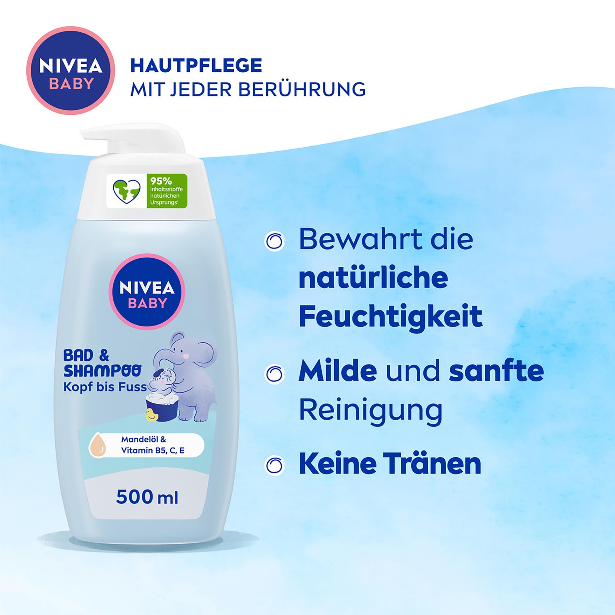 NIVEA Shampoo & Bad Baby Cremebad mit Lindenblüte