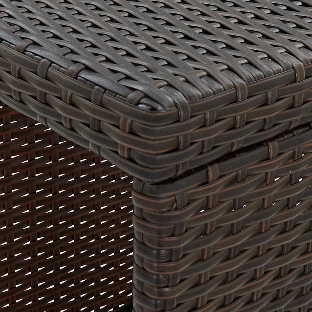 VidaXL Gartenbar-set poly-rattan