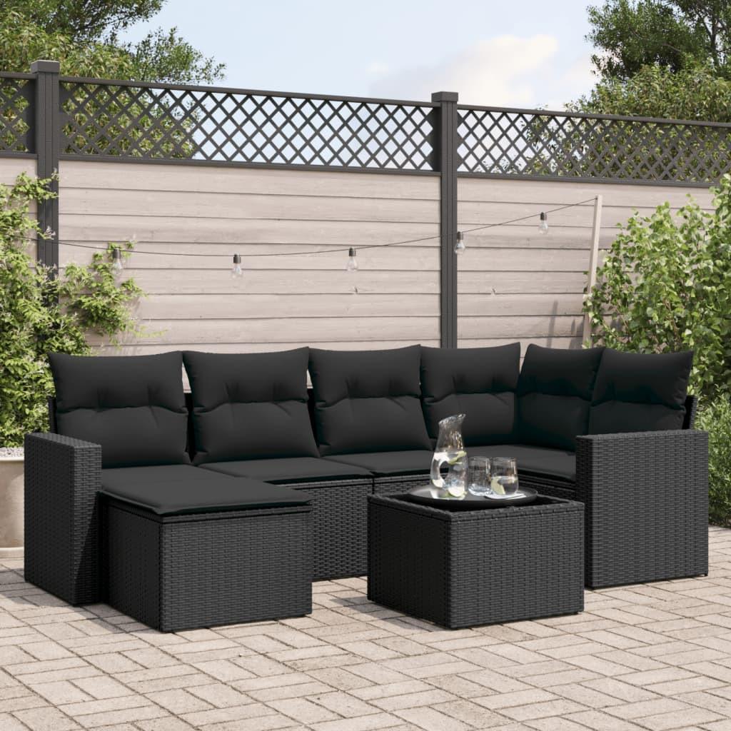 VidaXL Garten sofagarnitur poly-rattan
