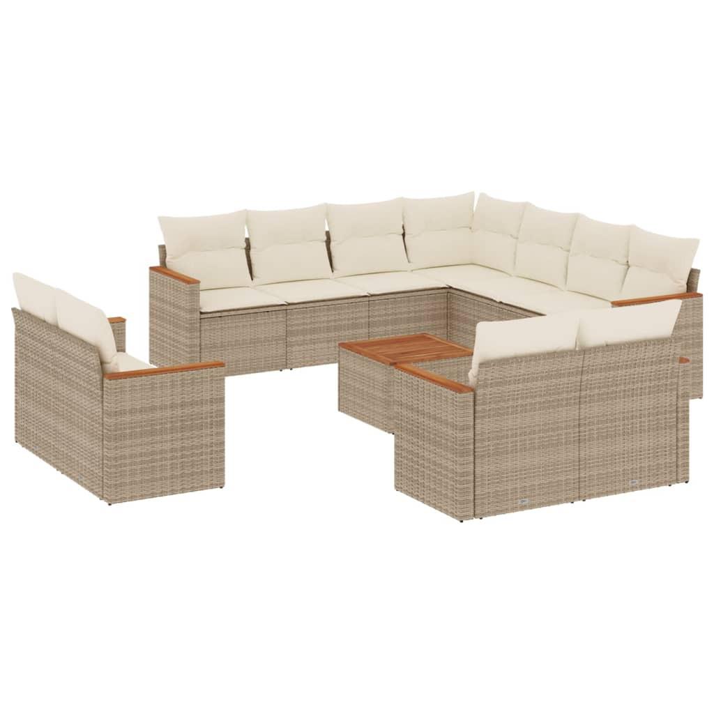 VidaXL Garten sofagarnitur poly-rattan