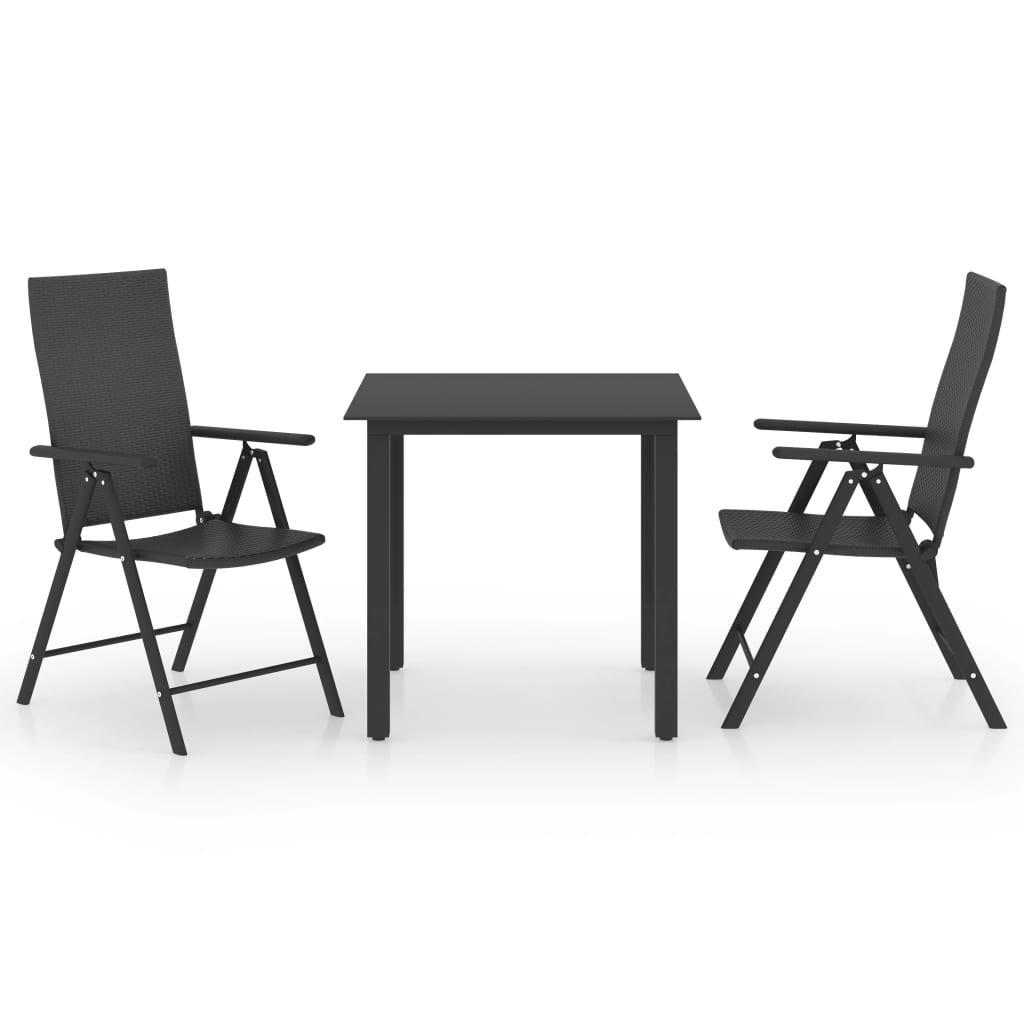 VidaXL Garten essgruppe poly-rattan