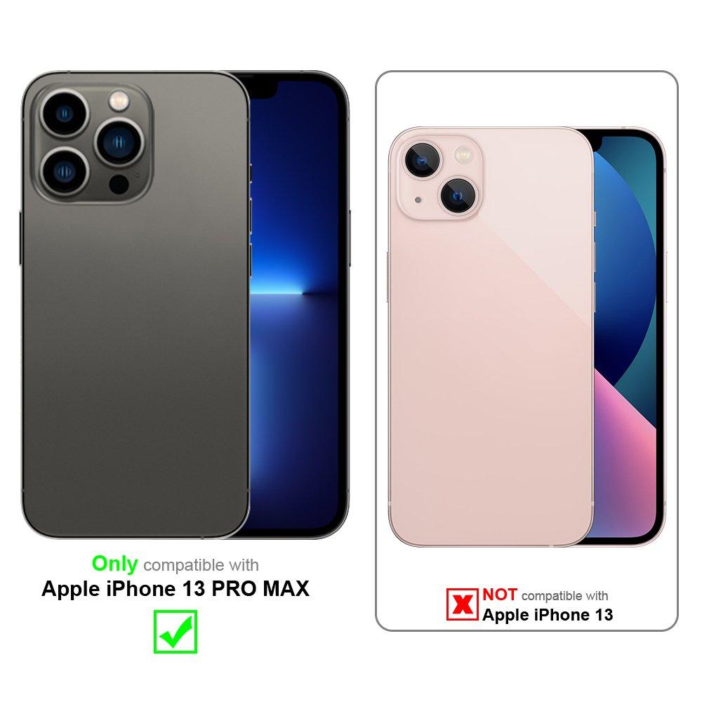 Cadorabo Hülle für Apple iPhone 13 PRO MAX Magnetverschluss, Kartenfach