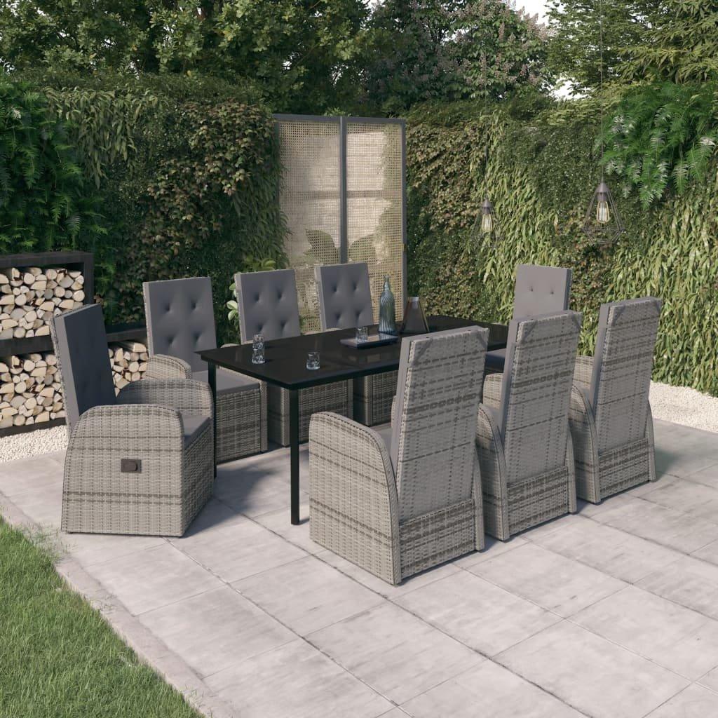 VidaXL Garten essgruppe poly-rattan