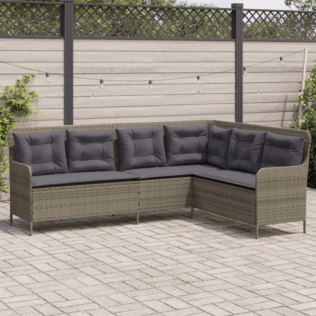 VidaXL Gartensofa poly-rattan