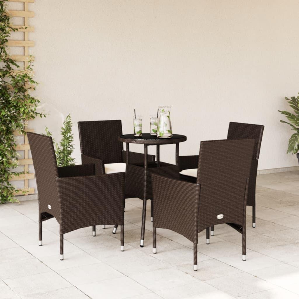 VidaXL Garten essgruppe poly-rattan