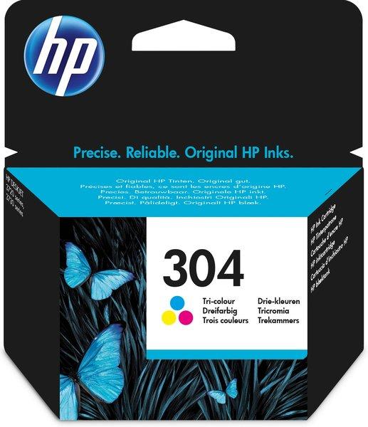 HP 304 Cyan/Magenta/Gelb Original Tintenpatrone